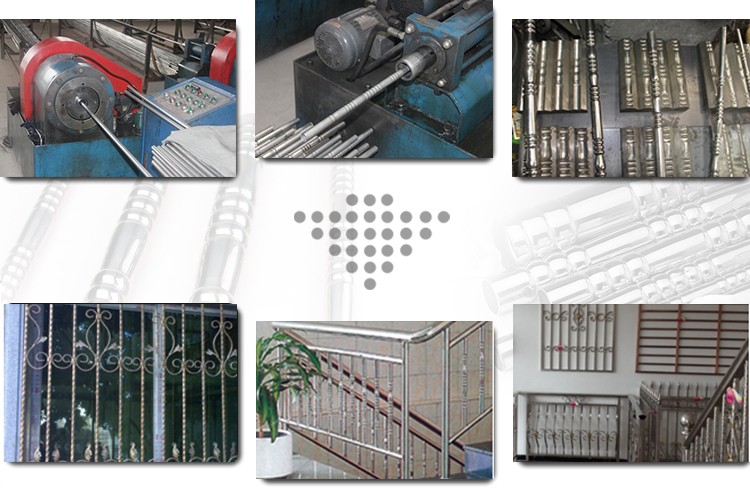 the application of pipe/tube flower machine